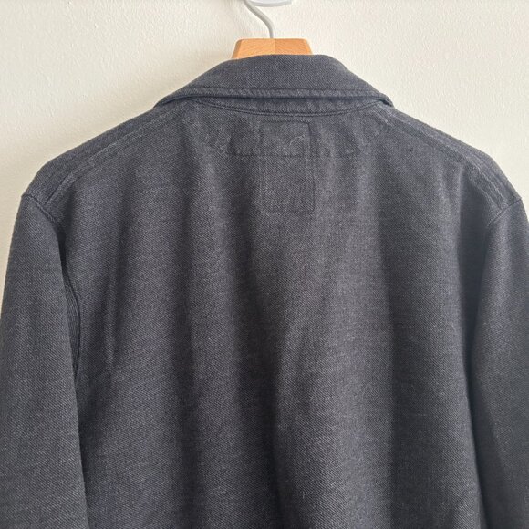 Relwen Charcoal Grey Cotton - Blend Shirt Jacket/ Overshirt/ Shacket - Medium - Picture 9 of 13